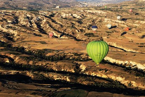 Hot Air Balloon Flight In Cappadocia Turkey Editorial Stock Photo