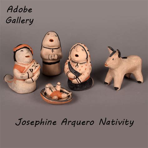 Cochiti Pueblo Pottery Figurine Arquero C4565b Adobe Gallery Santa Fe