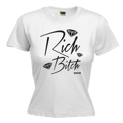 Rich Bitch Gekshirt Leuke Gekke T Shirts