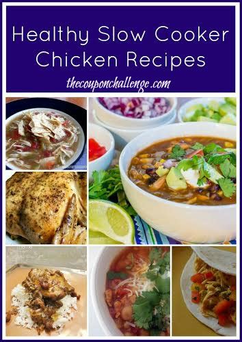 Healthy slow cooker chicken recipes