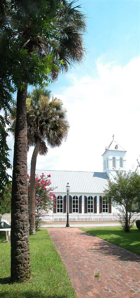 Old Christ Church At Film North Florida Pensacola Bay Area Production