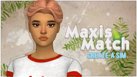 🌿the Sims 4 Cas Maxis Match🌿 Full Cc List Youtube