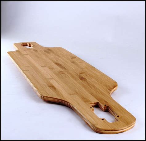 We use high quality canadian maple hardwood, bamboos, fiberglass and specialty veneers. Blank Drop Through Longboard Deck - Decks : Home ...