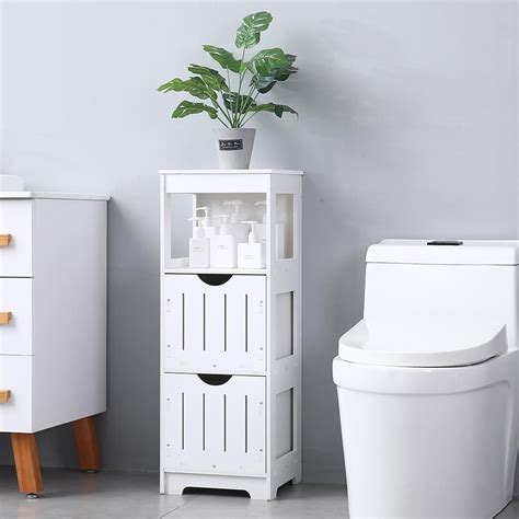 Slimline Bathroom Cabinets White Semis Online