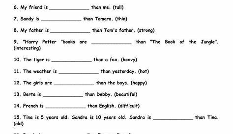 Adjectives Worksheets For Grade 5 Pdf – Kidsworksheetfun