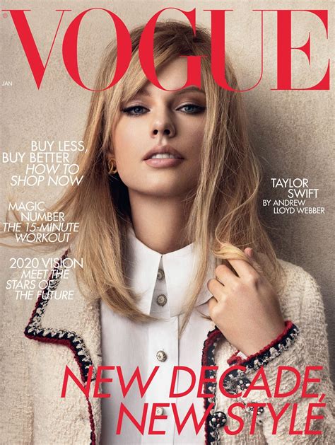 Taylor Swift Fronts British Vogue Decade In Archive Chanel Anne Of Carversville