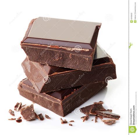 Pieces Of Dark Chocolate Stock Photo Image Of Cracked 50438232