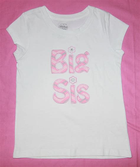 Big Sis Middle Sis Lil Sis Appliqued Shirts And Bodysuit Etsy