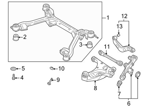 2006 Audi A4 Suspension Control Arm Bushing (Upper). Left ...