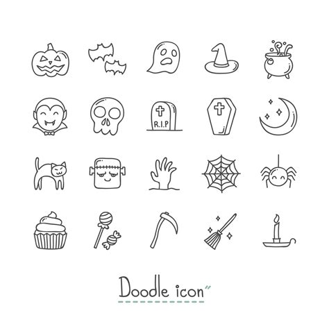 Cute Halloween Doodles Offer Cheap Save 70 Jlcatjgobmx