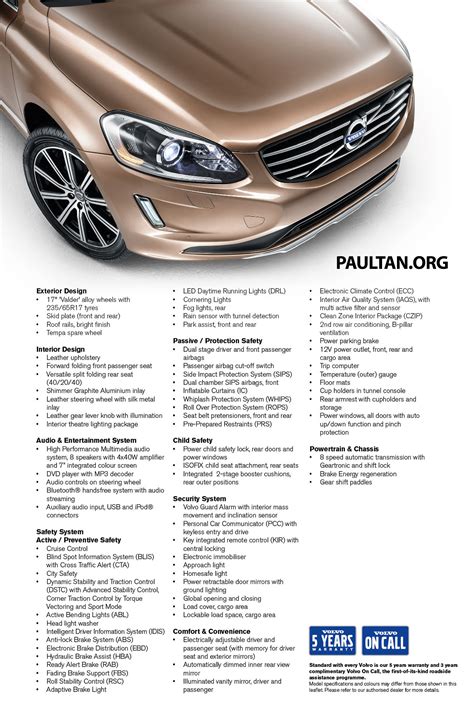 Volvo Xc60 Brochure 1 Paul Tans Automotive News