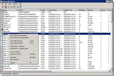 Openedfilesview 10 Manages Opened Files 4sysops