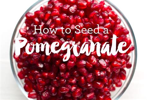 Pomegranate seeds are bursting with antioxidant rich juice. How to Seed a Pomegranate (Video) | Eat Within Your Means