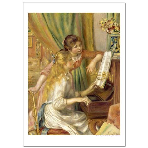 ルノワール ピアノを弾く二人の少女 ジクレーアートポスター A2 594ミリ×420ミリ Renoirp015サクシード21 通販 Yahooショッピング