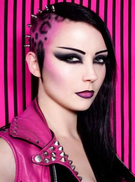 Halloween Punk Makeup Tutorial Punk Makeup Punk Rock Makeup Punk Hair