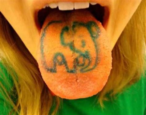 Ridiculous Tongue Tattoos