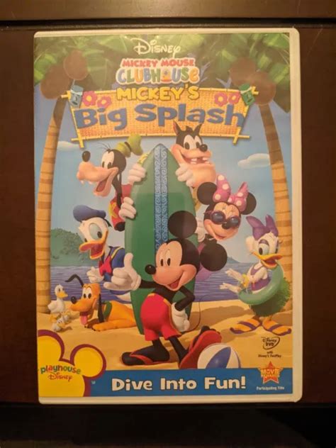 Mickey Mouse Clubhouse Mickeys Big Splash Dvd Very Good 700