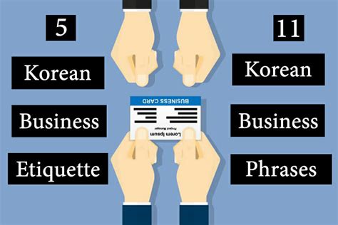 5 Korean Business Etiquette And 11 Korean Business Phrases You Need To