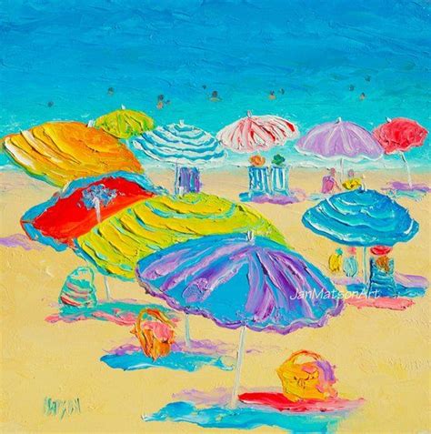 Florida Beach Decor Beach Art Destin Beach Painting Whimsical Beach