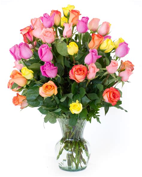 Luxury Flower Collection 4 Dozen Roses Mixed Colors Columbus Oh