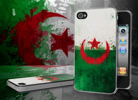 Profitez de la livraison offerte sur tout notre site. Coque iPhone 4/4S Drapeau Grunge - Algérie | Master Case
