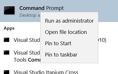 Choose command prompt from the folder group. How to Fix Limited Wi-Fi Connectivity Problem in Windows ...