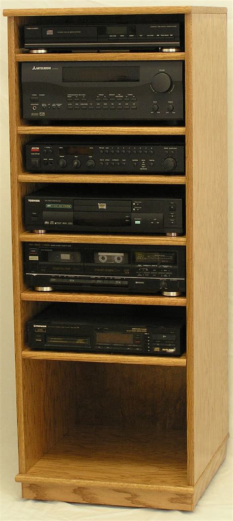 Custom Wood Stereo And Dvd And Cd Cabinets And Bookshelves Photos