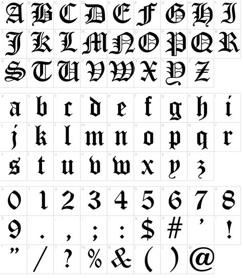 Old English Font Svg Png Instant Download Svg Files For Cricut Alphabet