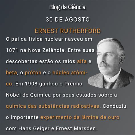 Ernest Rutherford Blog Da Ciência