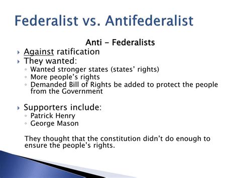 Federalist arguments for ratifying the constitution. PPT - Confederation to Constitution PowerPoint ...