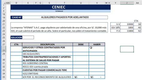 Asiento Contable De Arrendamiento Financiero Actualizado Mayo 2024