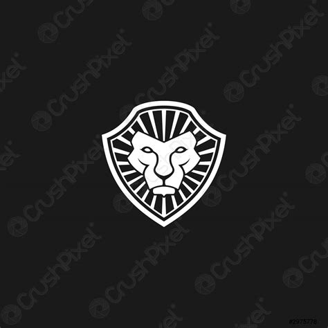 Lion Logo Vector Illustration Emblem Design Stock Vector 2975778