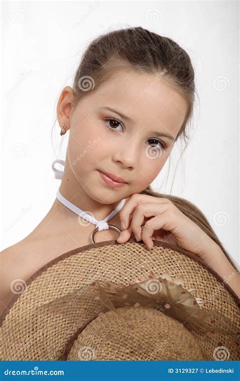 Beautiful Small Girl Stock Image Image Of Stylish Attractive 3129327