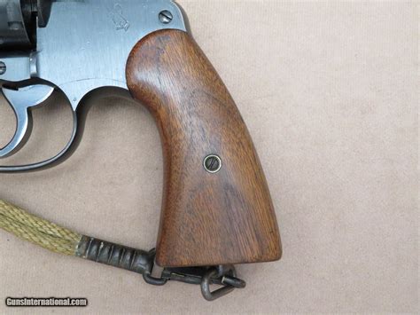 1918 Ww1 Colt Model 1917 Revolver 45 Acp W Holster