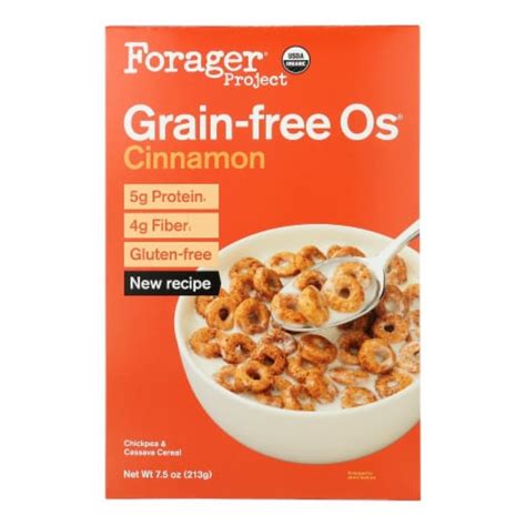 Forager Project Cereal Cinnamon Green Free Case Of 8 75 Oz Case