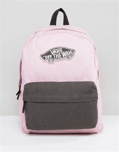 Vans Vans Realm Backpack In Pink Lady