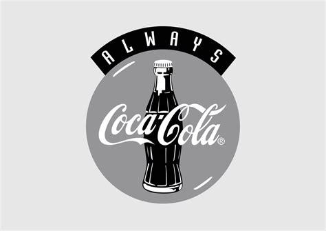 Coca Cola Black And White Logo Vector Art And Graphics