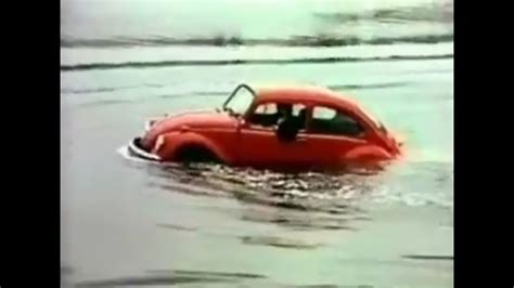 1972 Volkswagen Beetle Commercial Floating Beetle Youtube