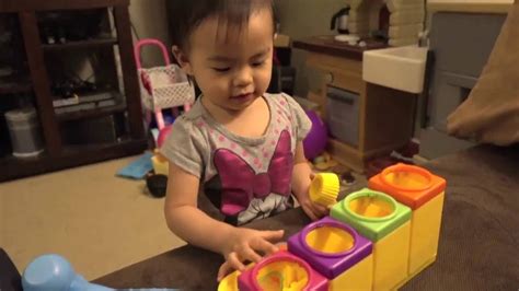 20 Month Old Toddler Learns Her Colors Youtube