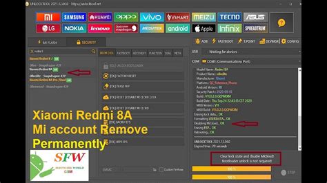 Xiaomi Redmi A Mi Account Remove Unlock Tool YouTube