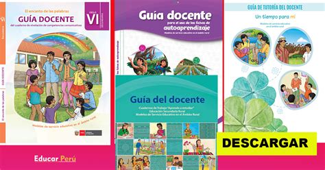 Guías Para Docentes 2023 Descargar Educar Perú