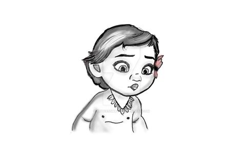 Baby moana easy draw for everyone! Baby Moana Drawing | Free download on ClipArtMag