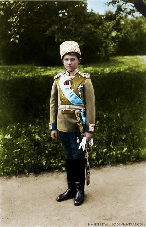 Tsarevich Alexei Romanov Colorization