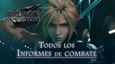 Informes De Combate Y Recompensas En Final Fantasy Vii Remake