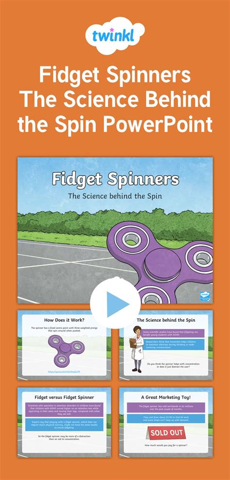 fidget spinners the science behind the spin powerpoint learning based on the fidget spinner