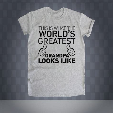 Grandpa Shirt Worlds Greatest Grandpa Grandpa T By Nickiefstore
