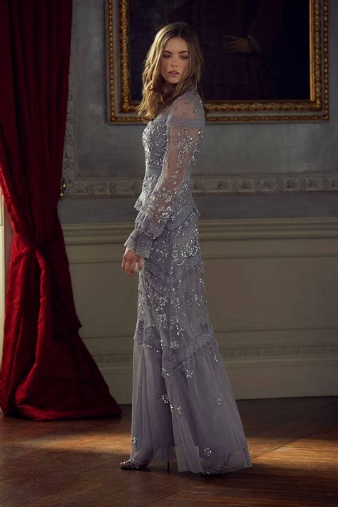 Aw19 New Season Ava Gown In Orchid Dresses Long Sleeve Bridal Gown