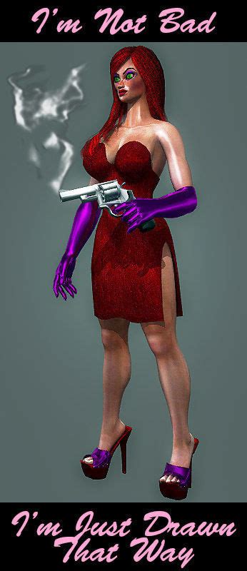 Animated Jessica Rabbit Comes With Rig For Lightwave 3d