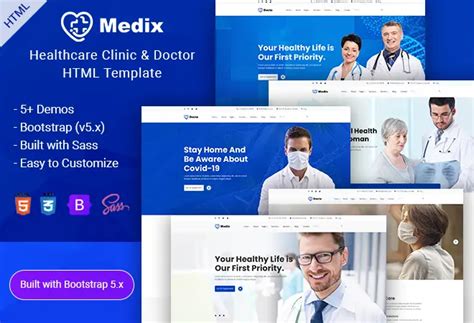 Medix Healthcare Clinic And Doctor Html Template Envytheme