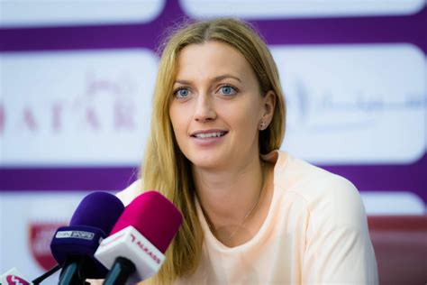 Petra kvitová is a czech professional tennis player. PETRA KVITOVA at 2018 WTA Qatar Open Press Conference in ...